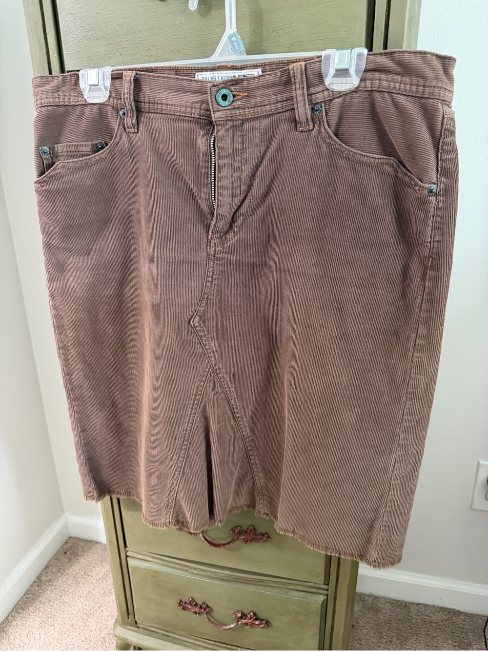 Ralph Lauren Polo Corduroy knee shirt.